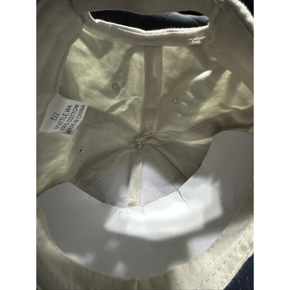 Alaska Men The Last Frontier Embroidered Cap/Hat 100% Cotton Size Large Tan/Blue - Picture 3 of 6